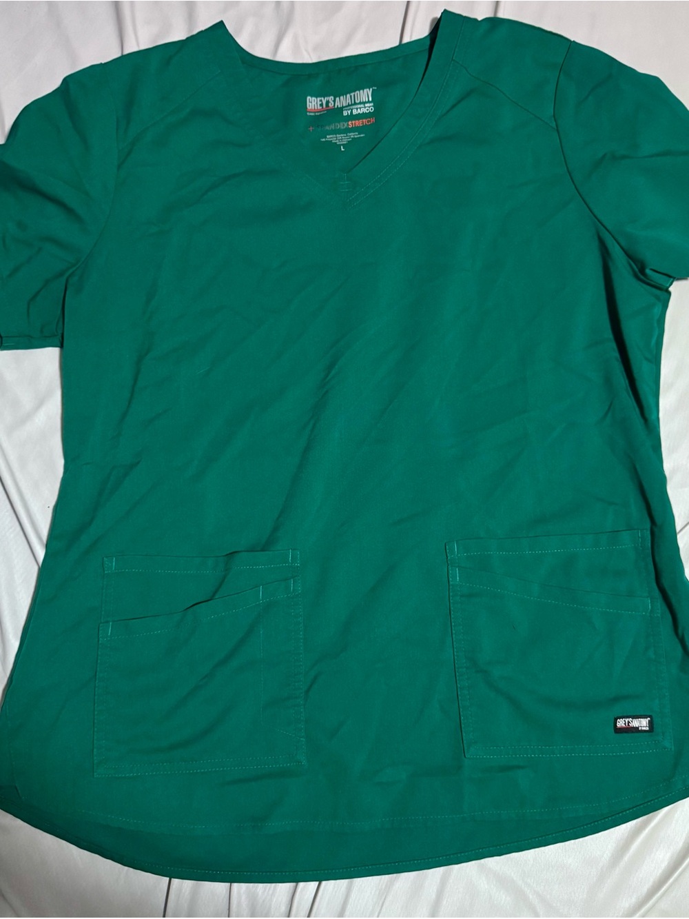 Grey's Anatomy Woman’s Hunter V-Neck Scrub Top